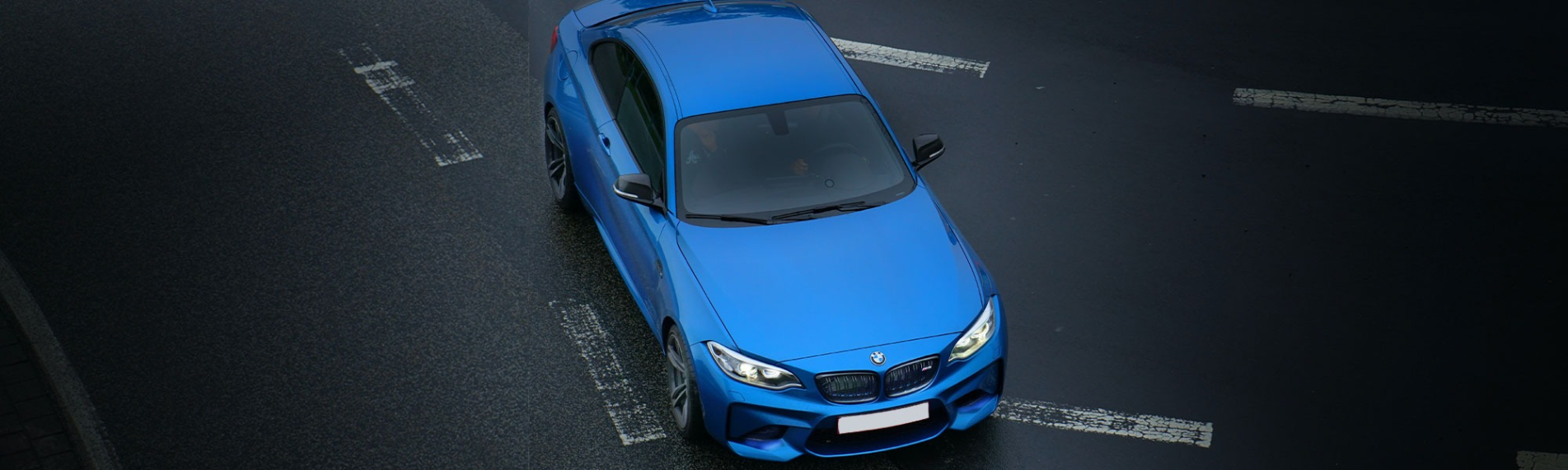 Blue BMW M2